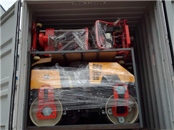 20臺壓路機(jī)、鉆孔取芯機(jī)以及路面切割機(jī)出口新加坡